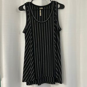 Comfy USA Striped Tunic Tank Size Medium